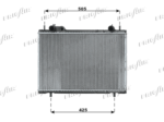 Radiatore raffreddamento Fiat Bravo/a - Marea con aria condizionata 1.9 TD 75-10 (massa radiatore corrugata saldo brasata)