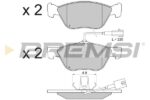 Freni kit pastiglie anteriori Alfa Romeo 145 - 146 - 147 - 156 - GT / Fiat Marea - Marea Weekend - Punto (188) / Lancia Delta II - Lybra - Lybra sw -  BP2838