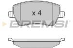 Freni kit pastiglie anteriori Nissan Micra ('03>) - BP3026