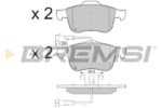 Freni kit pastiglie anteriori Alfa Romeo 159 - 159 Sportwagon - Brera - Spider  -  BP3231