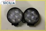 Coppia faretti universali 18 watt ( 6 led ) (diametro 11,5 cm) - immagine 2