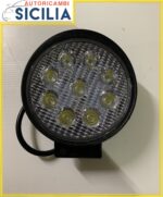 Faretto universale 27 watt ( 9 led ) (tondo) (diametro 11,5 cm)
