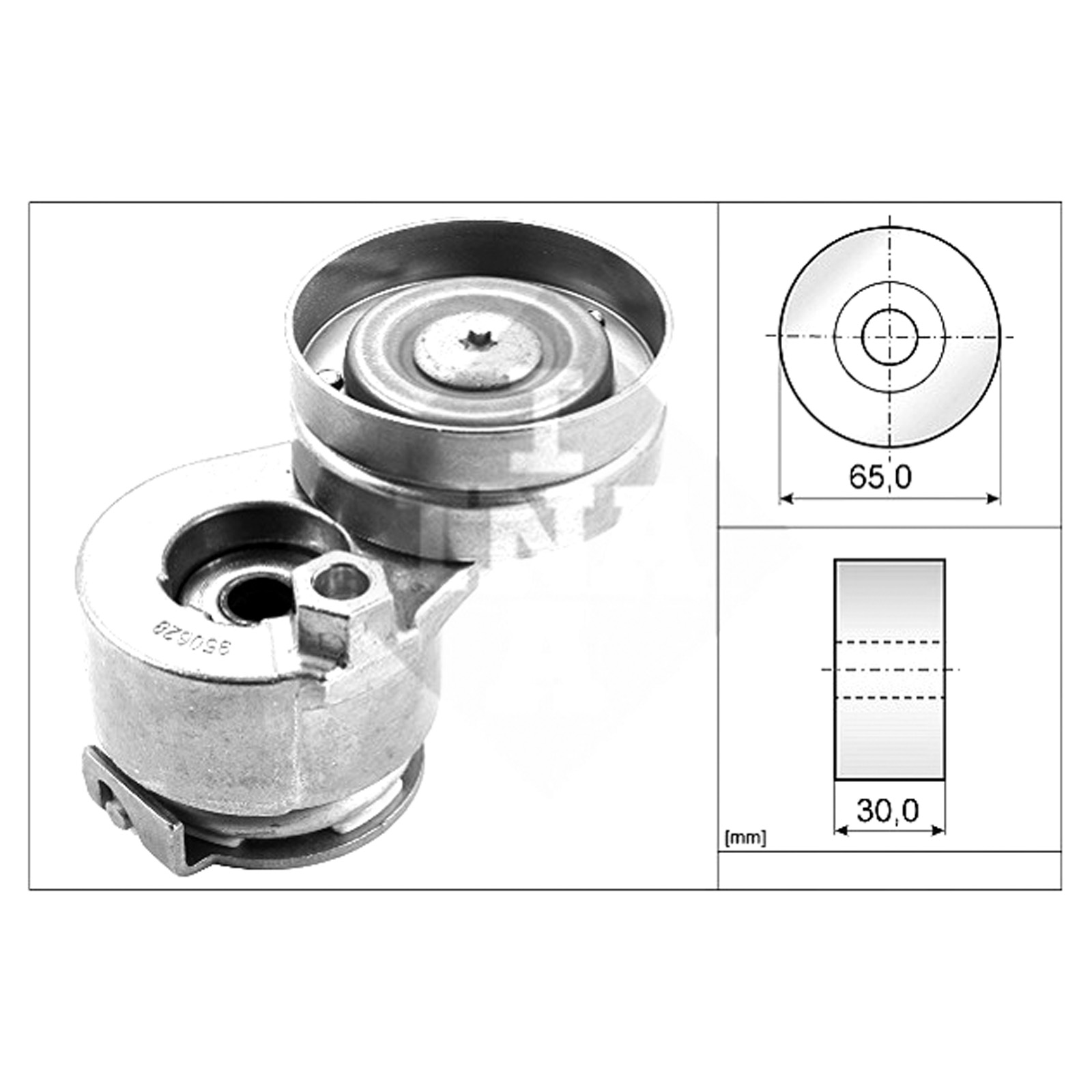 534002710_jpg Braccio tenditore, Cinghia Poly-V per Renault - (INA) - immagine 1