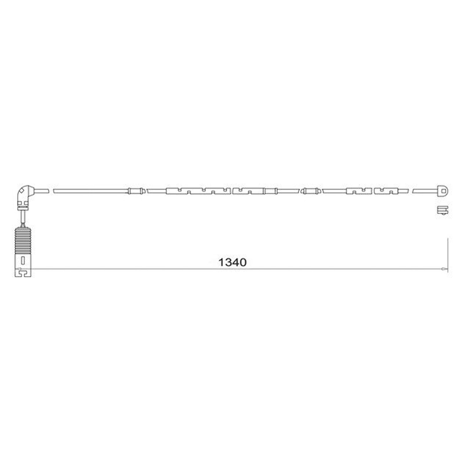 582 Contatto segnalazione, Usura past. freno/mat. d'attrito - Spia Freno per BMW Serie 3 - (BREMSI) - immagine 1