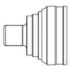 Kit giunto omocinetico lato ruota Audi A3 TT - GSP 803002 - immagine 2