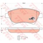 Freni kit pastiglie anteriori Nissan Micra ('03>) - BP3026 - immagine 2