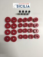 Kit gommini boccole in poliuretano telaio + balestre ( 24 gommini) per Suzuki SJ 410 - SJ 413