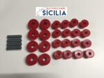Kit gommini boccole in poliuretano telaio + balestre ( 24 gommini) per Suzuki SJ 410 - SJ 413 - immagine 2