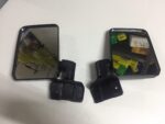 Coppia specchietti retrovisori (specchi retrovisori) NERI Toyota Land Cruiser LJ70 KZJ70 - immagine 2