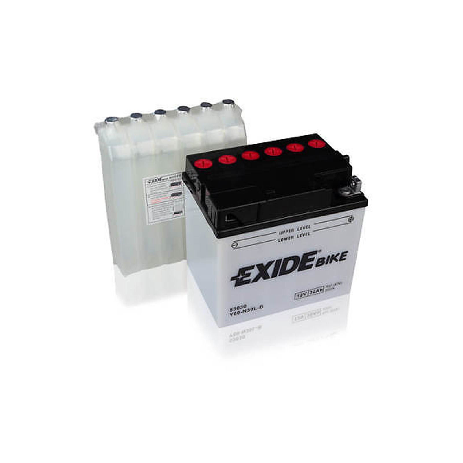 Y60-N30L-B Batteria Moto EXIDE Y60-N30L-B (Polo positivo DX) - immagine 1