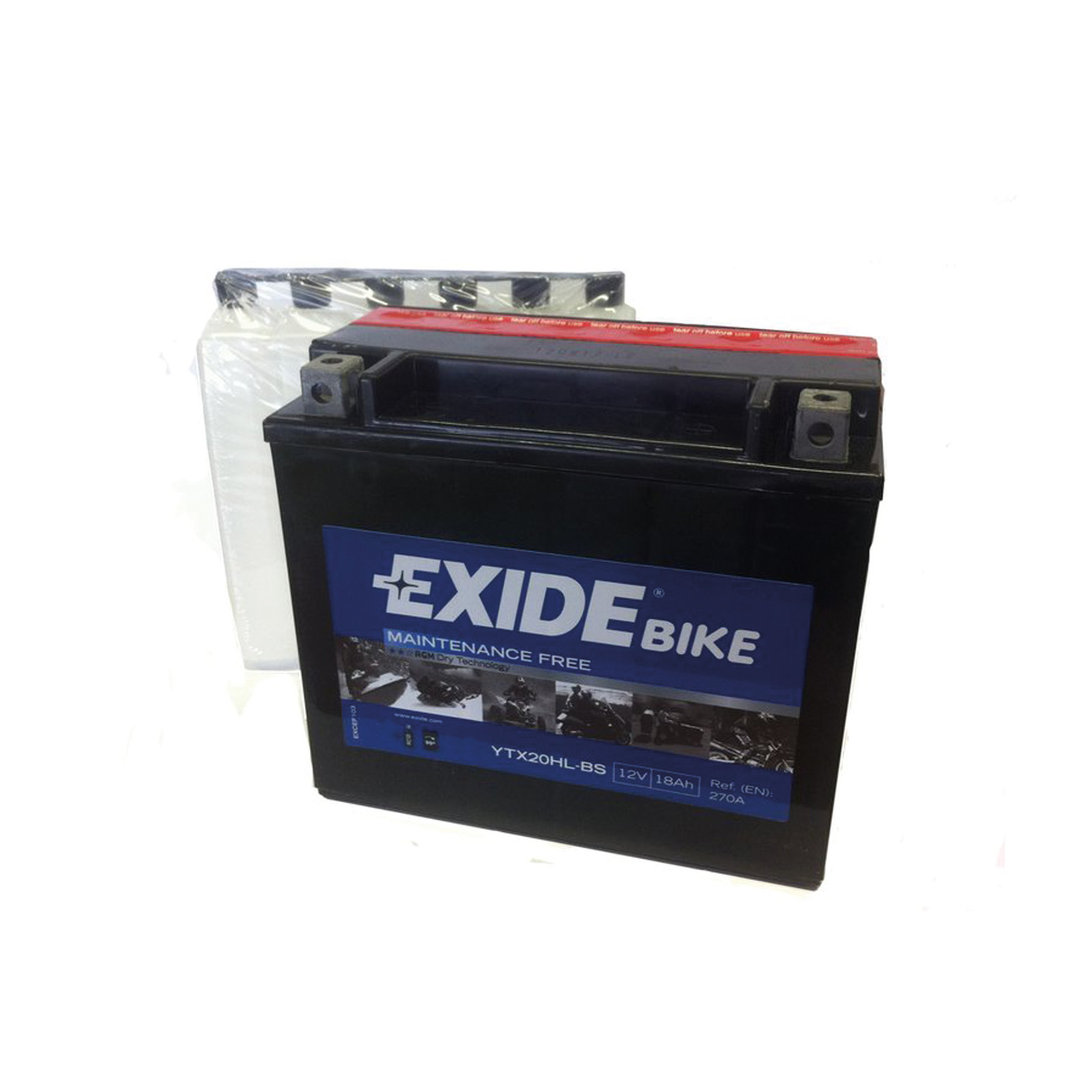 YTX20hLBS Batteria Moto EXIDE YTX20HL-BS - immagine 1