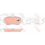 Freni kit pastiglie anteriori Mercedes CLASSE A W168 (Anno di produzione 07.1997 - 08.2004) - BREMSI BP2763 - immagine 2