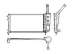 Radiatore raffreddamento Fiat Punto 1.9 JTD