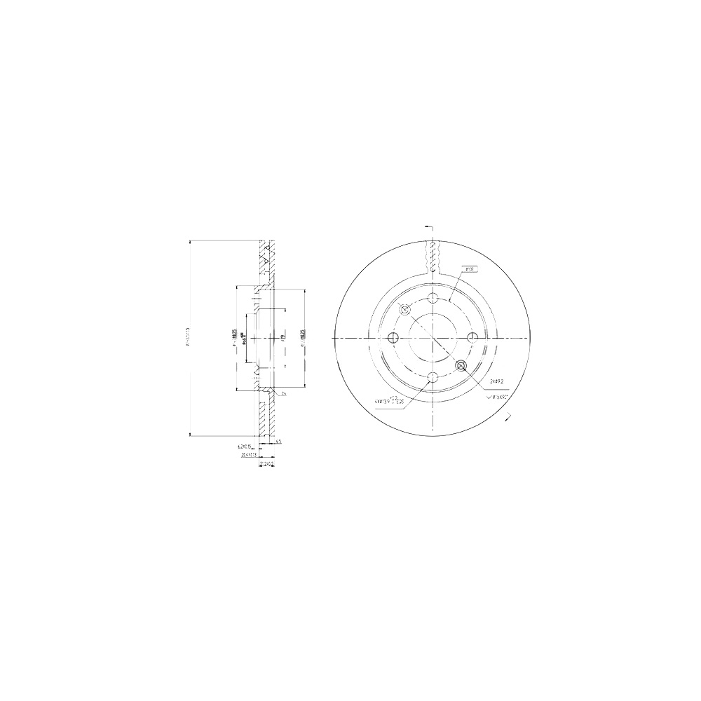 image_5b35e89d0a954_192 Coppia dischi freno Assale anteriore per Citroen, Peugeot - (BREMSI) - immagine 1