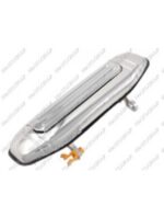 Kit Maniglia esterna anteriore sinistra cromata Mitsubishi Pajero + Maniglia esterna portellone BIANCA - MITSUBISHI - PAJERO -