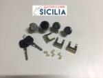 Kit nottolini completo di cilindretti con chiave per Suzuki SJ 410 - SJ 413 - Santana - Samurai - immagine 2