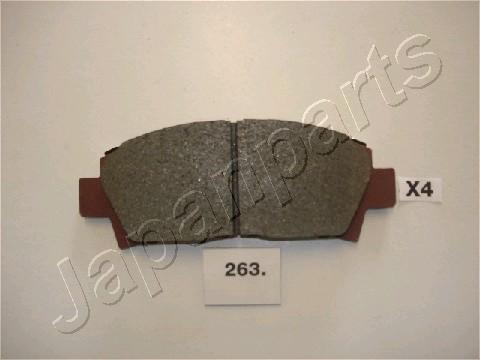 pa-263af pastiglie freni anteriori toyota avensis/avensis station wagon/mr 2 ii pa-263af japanparts - immagine 1