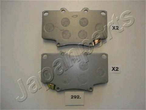 pa-292af pastiglie freni anteriori toyota land cruiser pa-292af japanparts - immagine 1