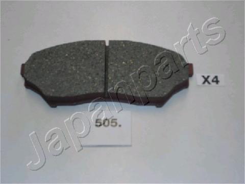 pa-505af pastiglie freni anteriori mitsubishi pajero pinin pa-505af japanparts - immagine 1