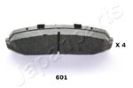 Pastiglie freni anteriori daihatsu rocky hard top-rocky soft top-taft 4x4-wildcat rocky/mazda b serie pa-601af japanparts - immagine 2
