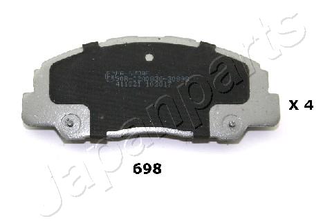 pa-698af Pastiglie freni anteriori daihatsu feroza hard top/soft top-rocky hard top/soft top-wildcat rocky pa-698af japanparts - immagine 1