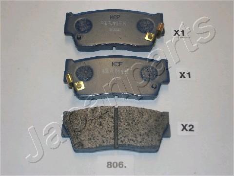 Kit FRENI 806 SUZUKI VITARA benzina Dischi + Pasticche - JAPANPARTS DI-807+PA-806AF