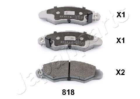 Pastiglie freni anteriori suzuki swift ii 2 volumi coda spiovente-suzuki swift ii tre volumi pa-818af japanparts