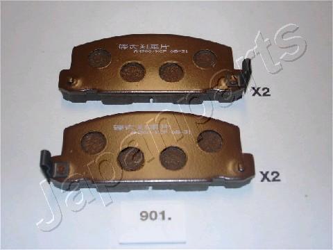 pa-901af Pastiglie freni anteriori isuzu campo-gemini-gemini tre volumi-trooper/ssangyong korando pa-901af japanparts - immagine 1