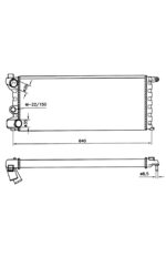 Radiatore raffreddamento Fiat Panda 4x4 - immagine 2