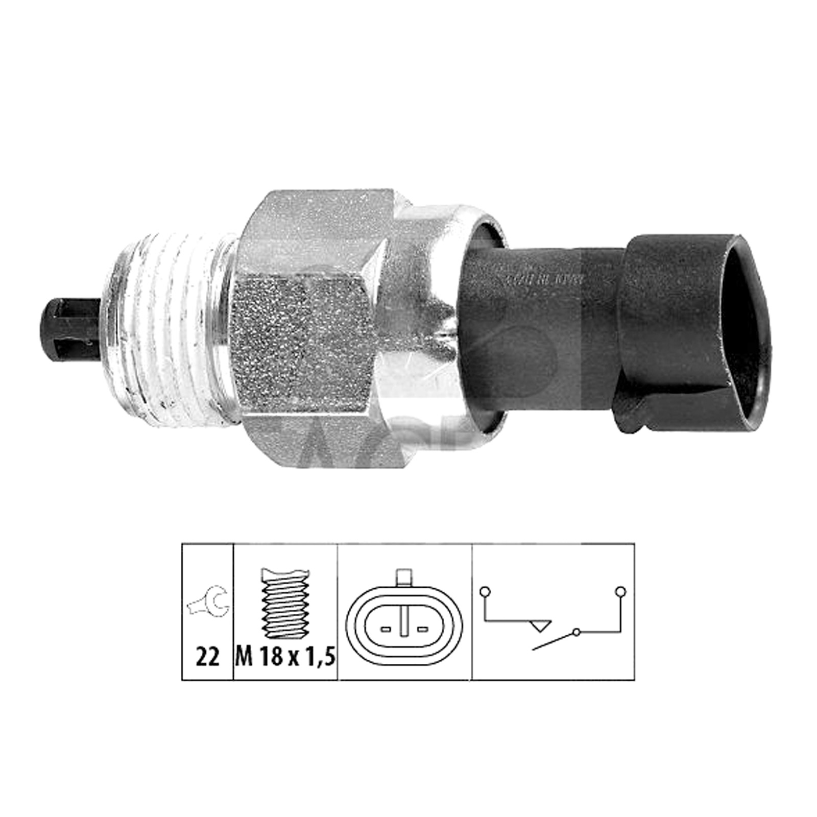 8012510056776 Interruttore Retromarcia - Facet 7.6142 - immagine 1
