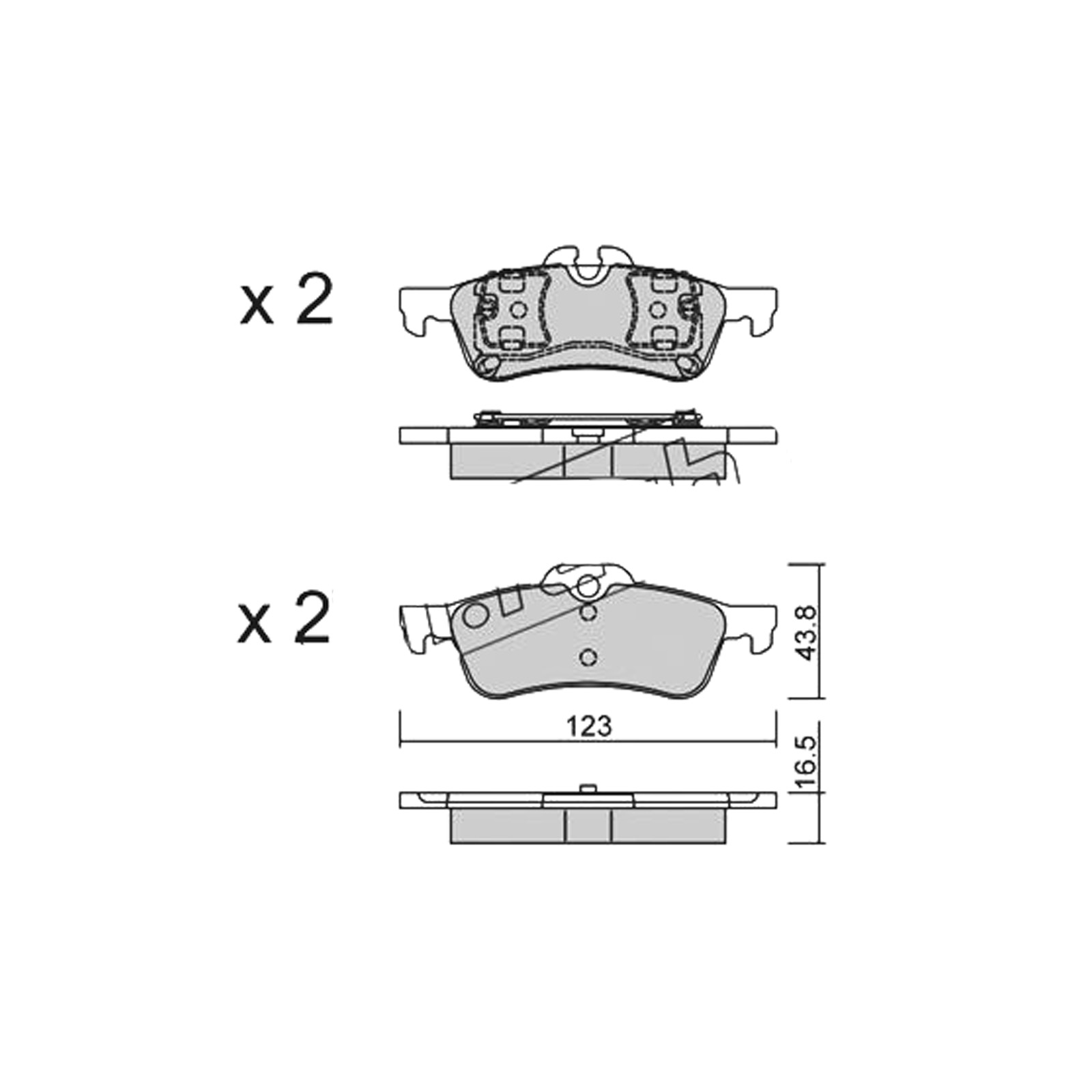 845520176294774 Pastiglie Freno - fri.tech. 572.0 - immagine 1