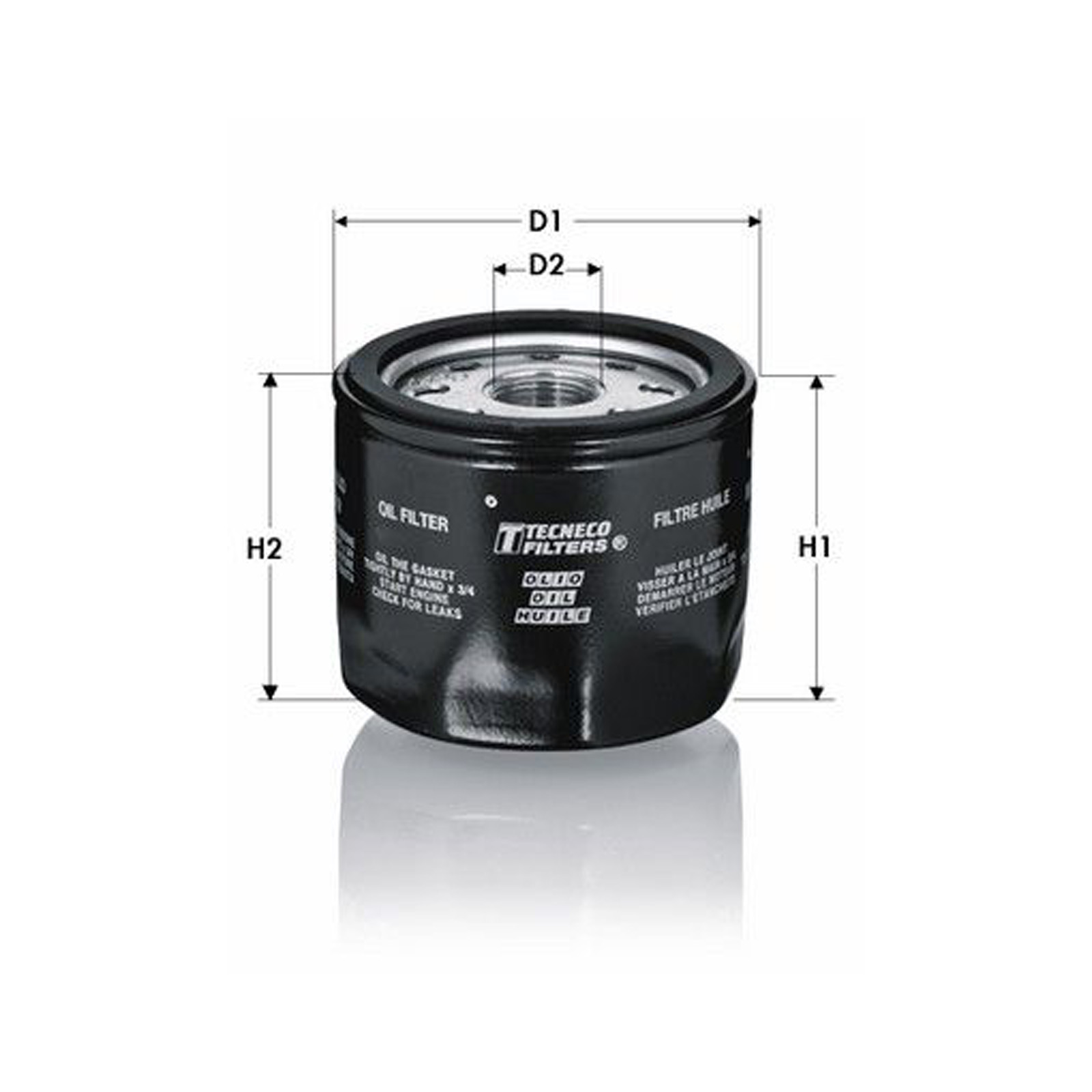 845520547894412 Filtro Olio - Tecneco OL110 - immagine 1