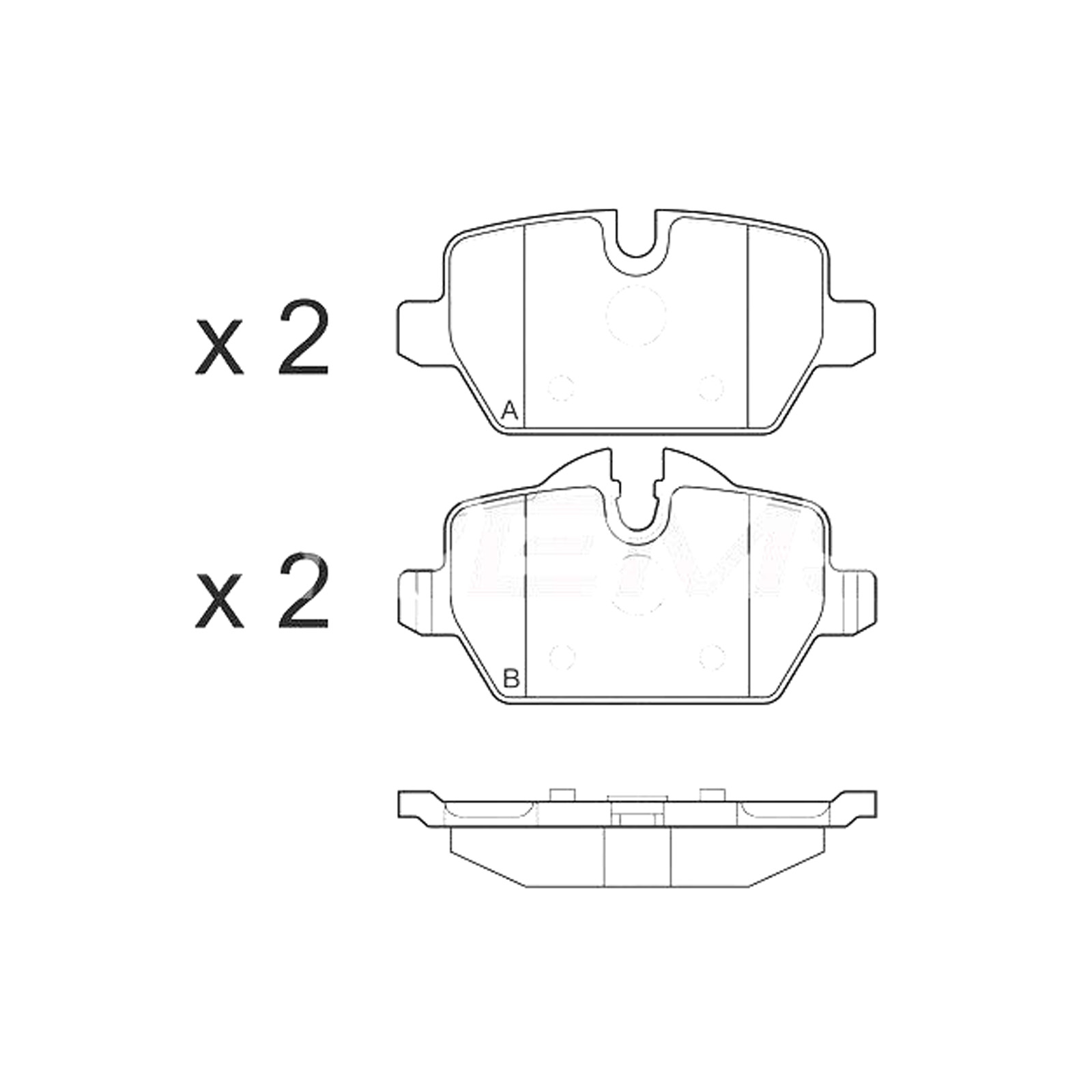 bp3196 Pastiglie Freno - BMW Serie 1; 3 - immagine 1