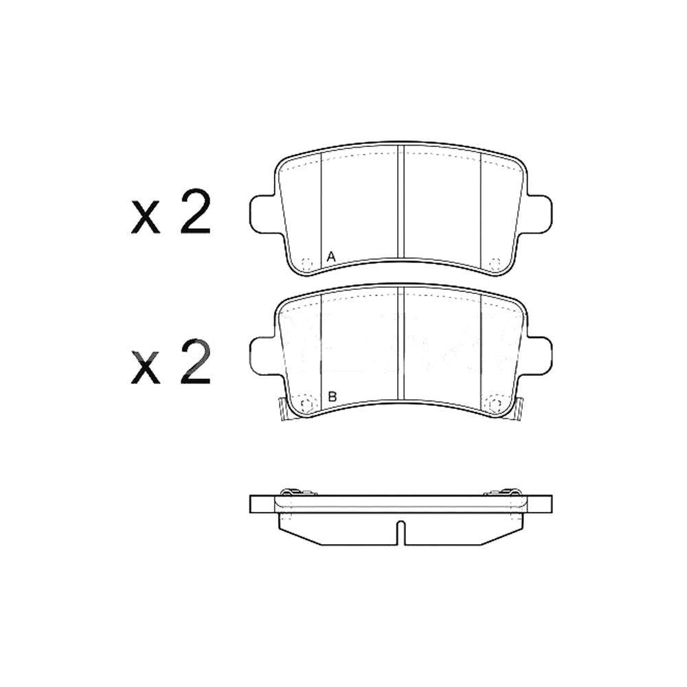bp3379 Pastiglie Freno - Opel / SAAB / Chevrolet / Bentley Flying spur - immagine 1