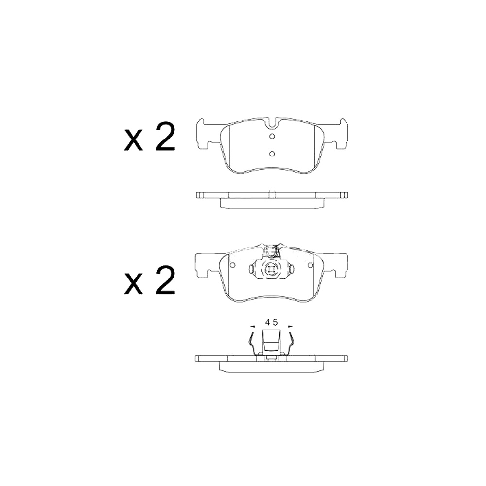 bp3520 Pastiglie Freno - Audi Q5 / BMW - immagine 1