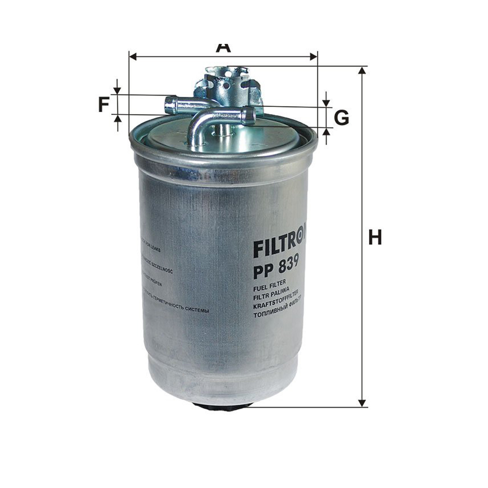 pp839 Filtro Carburante VW, Ford - immagine 1