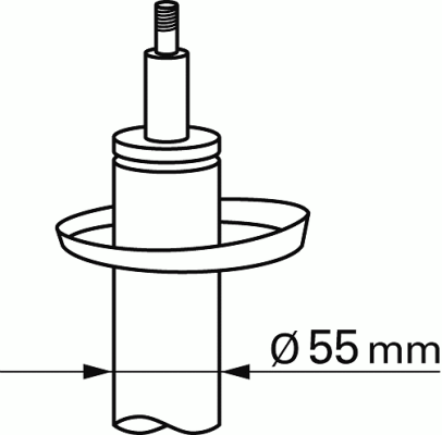 Ammortizzatore - SACHS 115863 - immagine 2