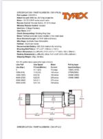 VERRICELLO TYREX 9500 LB CAVO SINTETICO 12V SERIE BLACK - immagine 2