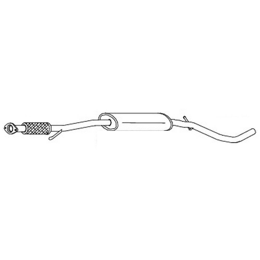 a0150603 Marmitta Scarico 1.4 16V Panda 169 - immagine 1