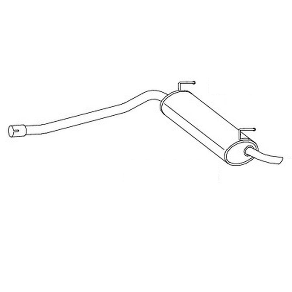 a0160808 Silenziatore Marmitta 1.2 Natural Power Panda 312 - immagine 1