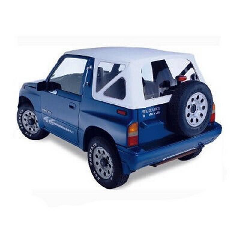 cappottina-soft-top-impermeabile-bianca-vetri-chiari-per-suzuki-vitara Cappottina Soft Top Impermeabile Bianca Vetri Chiari Per Suzuki Vitara - immagine 1