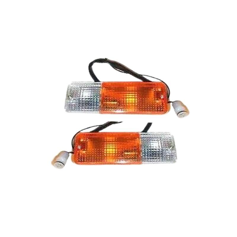 coppia-fanali-anteriore-suzuki-sj410-sj413-santana-samurai-removebg-preview Coppia Fanalini Anteriori (Dx + Sx) Su Paraurti Bianco/Arancione Scuro Per Suzuki Sj410 Sj413 Samurai Santana - immagine 1